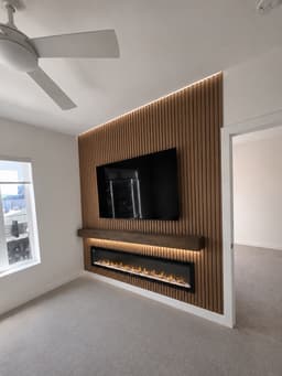 Electric fireplace integration